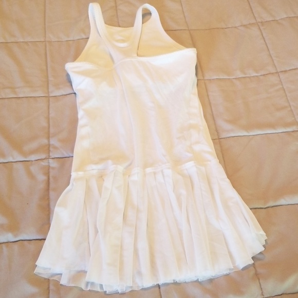 New Balance White Tennis Dress with Built in Bra - Picture 2 of 2